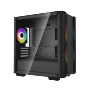 DEEPCOOL CC360 ARGB Micro-ATX Case 3x120mm Pre-Installed ARGB Fans USB3.0x1 USB2.0x1 Audiox1