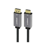MBEAT Tough Link 1.8m DP to HDMI Cable 4K 60Hz Gold Plated Aluminium Nylon Braided