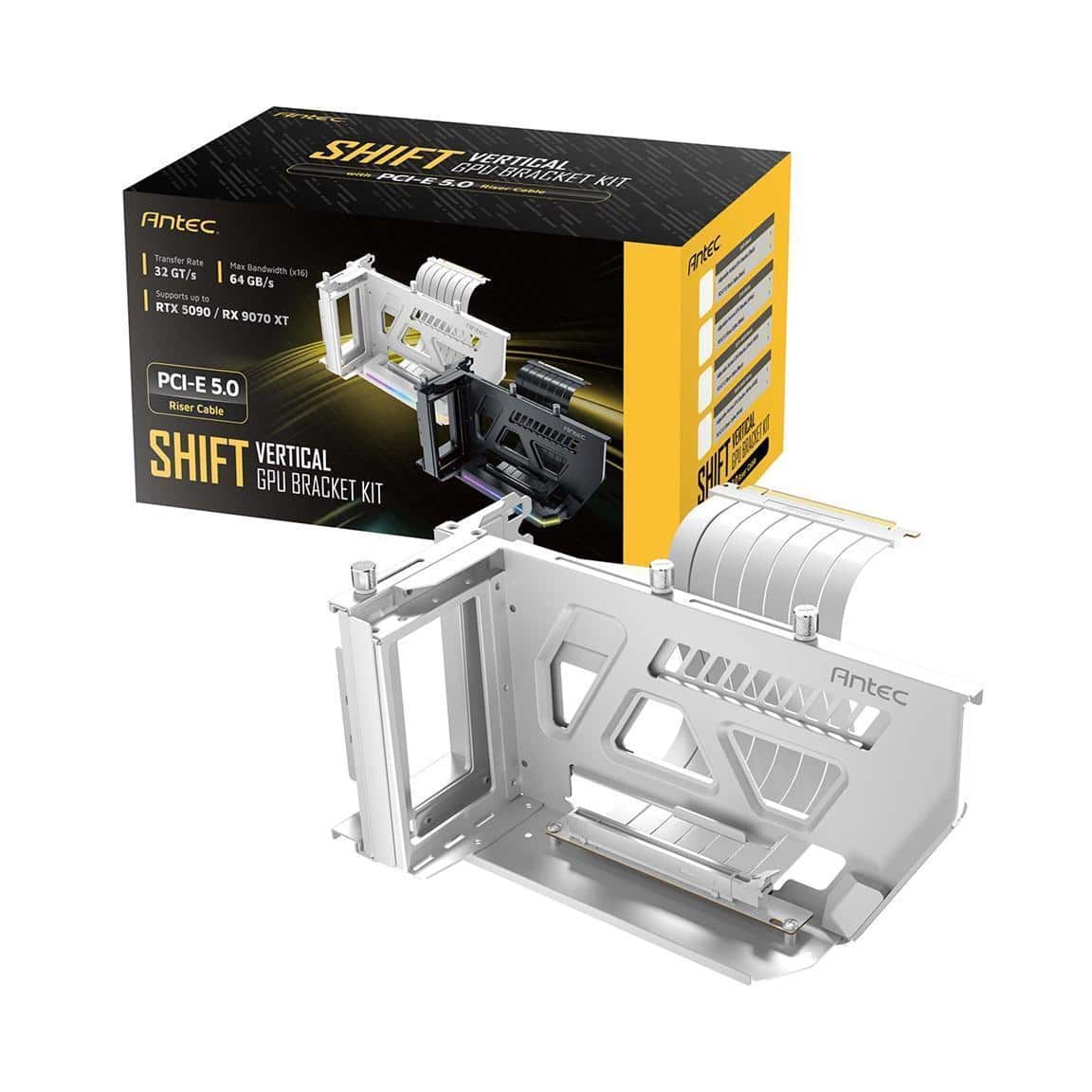 Antec AT-ARCVB-W190-A PCI-E 5.0 190MM ARGB Riser Card