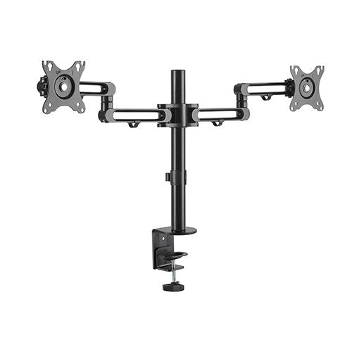 Brateck Dual Monitor Premium Aluminum Articulating Arm 17-32" 8KG VESA 75x75/100x100