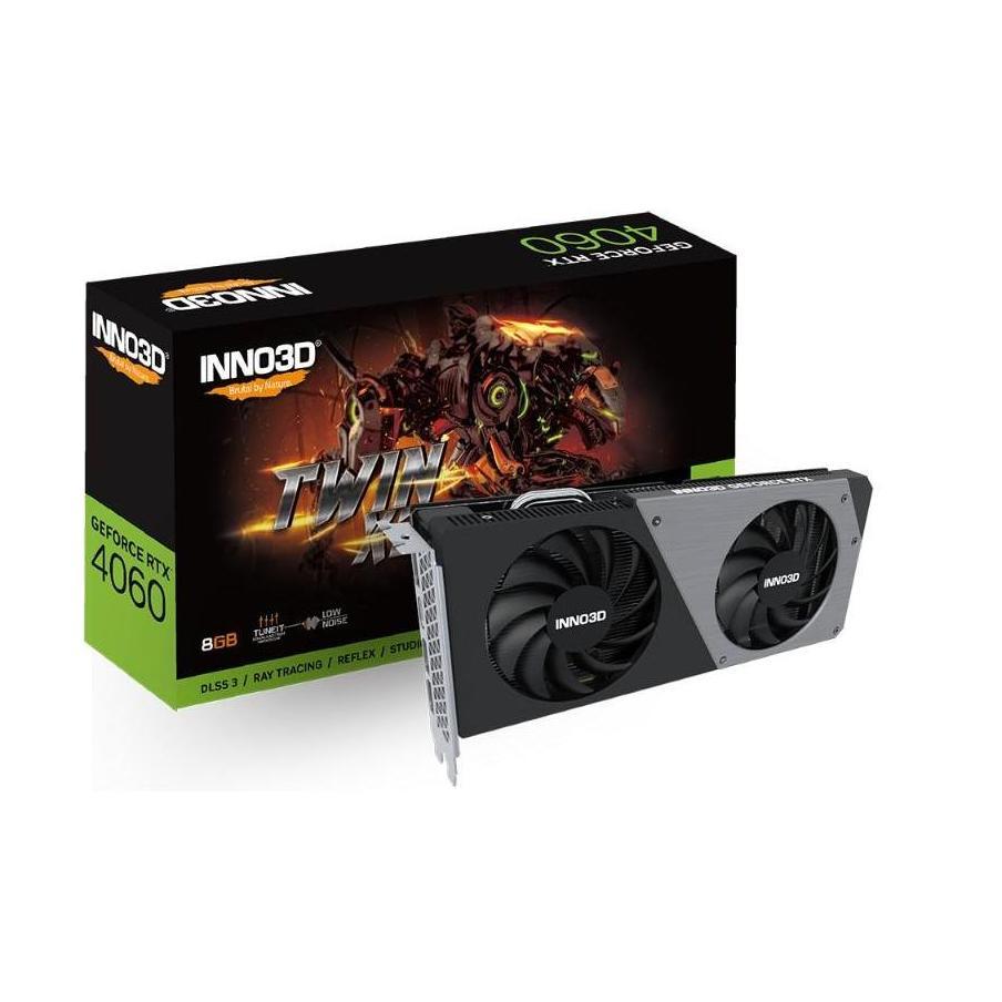 INNO3D GeForce RTX 4060 TWIN X2 V2 8GB GDDR6 2460MHz Graphics Card