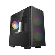 DEEPCOOL CH360 Micro ATX Case Tempered Glass 1x USB3.0 1x USB-C HD Audio 3x ARGB Fans