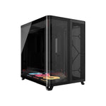 Corsair AIR 5400 LX-R RGB Triple Chamber ATX E-ATX Case Black 360GPU 180CPU 360RAD USB-C