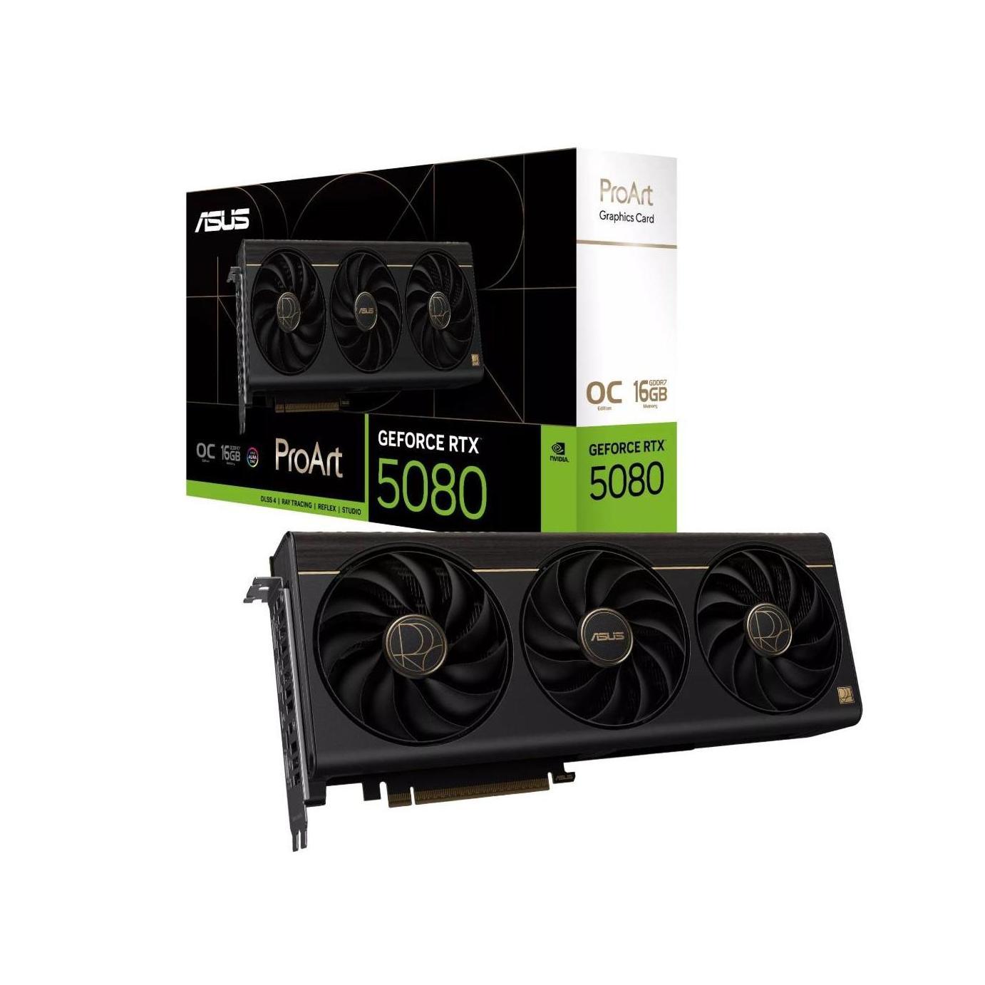ASUS PROART RTX5080-O16G 16GB GDDR7 2700MHz Graphics Card