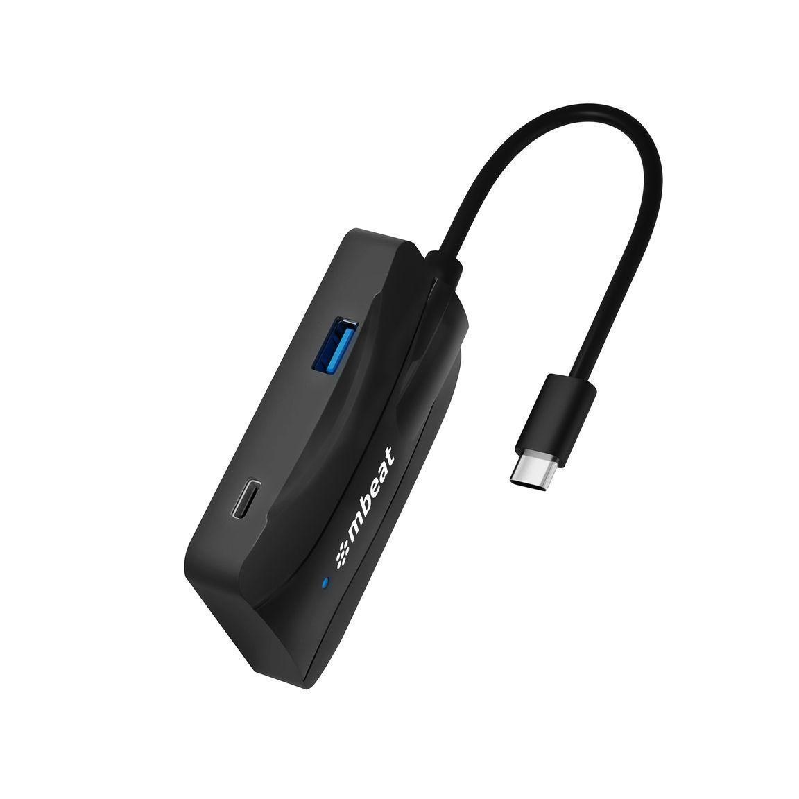 MBEAT 4-Port USB-C Hub 2 USB-A 2 USB-C 16cm 10Gbps
