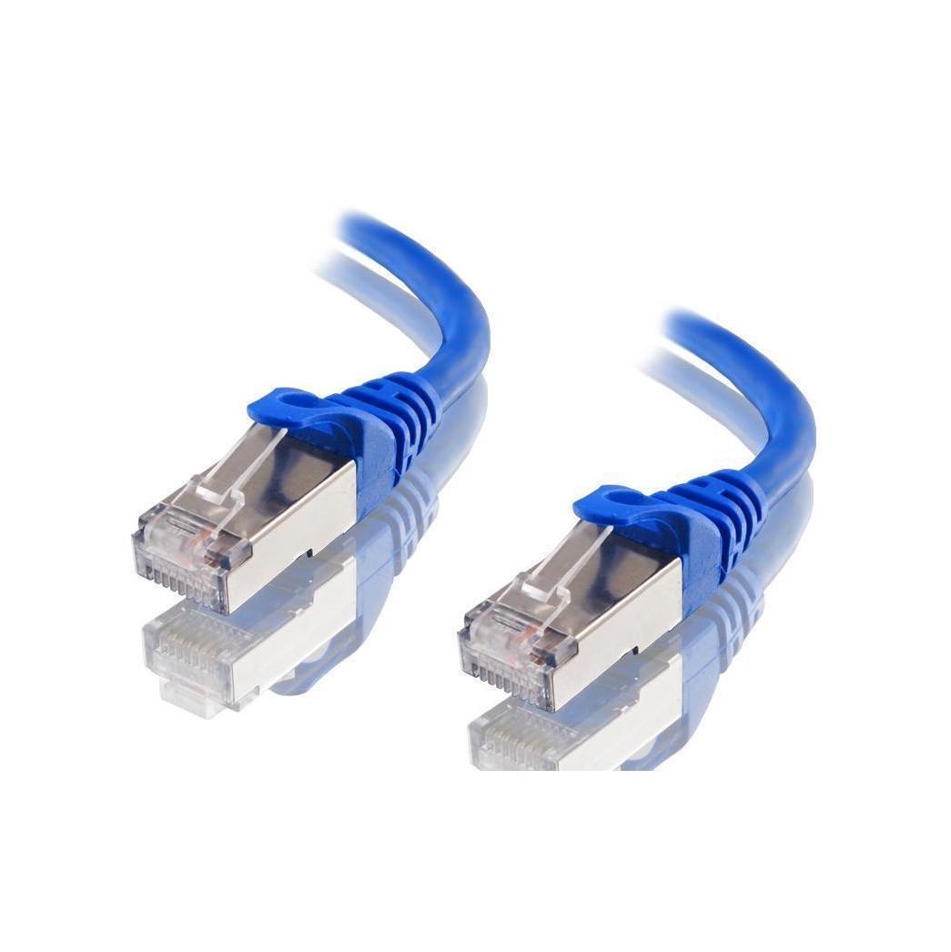 Astrotek CAT6A Shielded Ethernet Cable 30m Blue 10GbE S/FTP LSZH