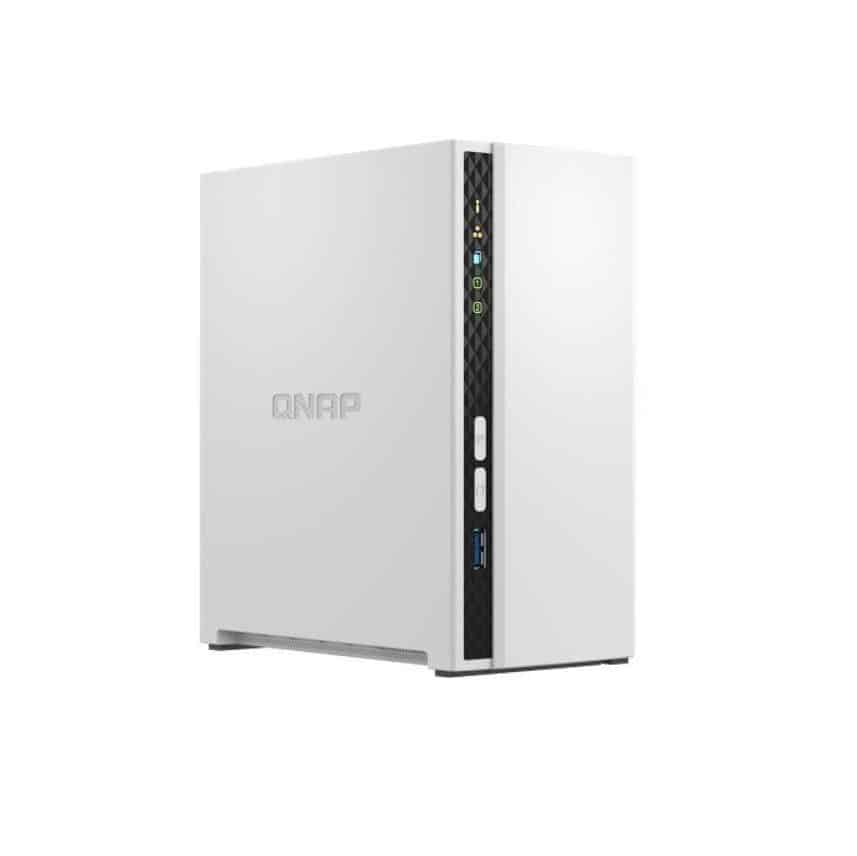 QNAP TS-233 2 Bay NAS ARM 4-Core Cortex-A55 2.0GHz 2GB Hot-Swappable 1xGbE 2xUSB2.0 1xUSB3.2