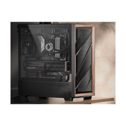 Antec Flux ATX Black Premium Walnut 5x PWM Fans Mid Tower Case