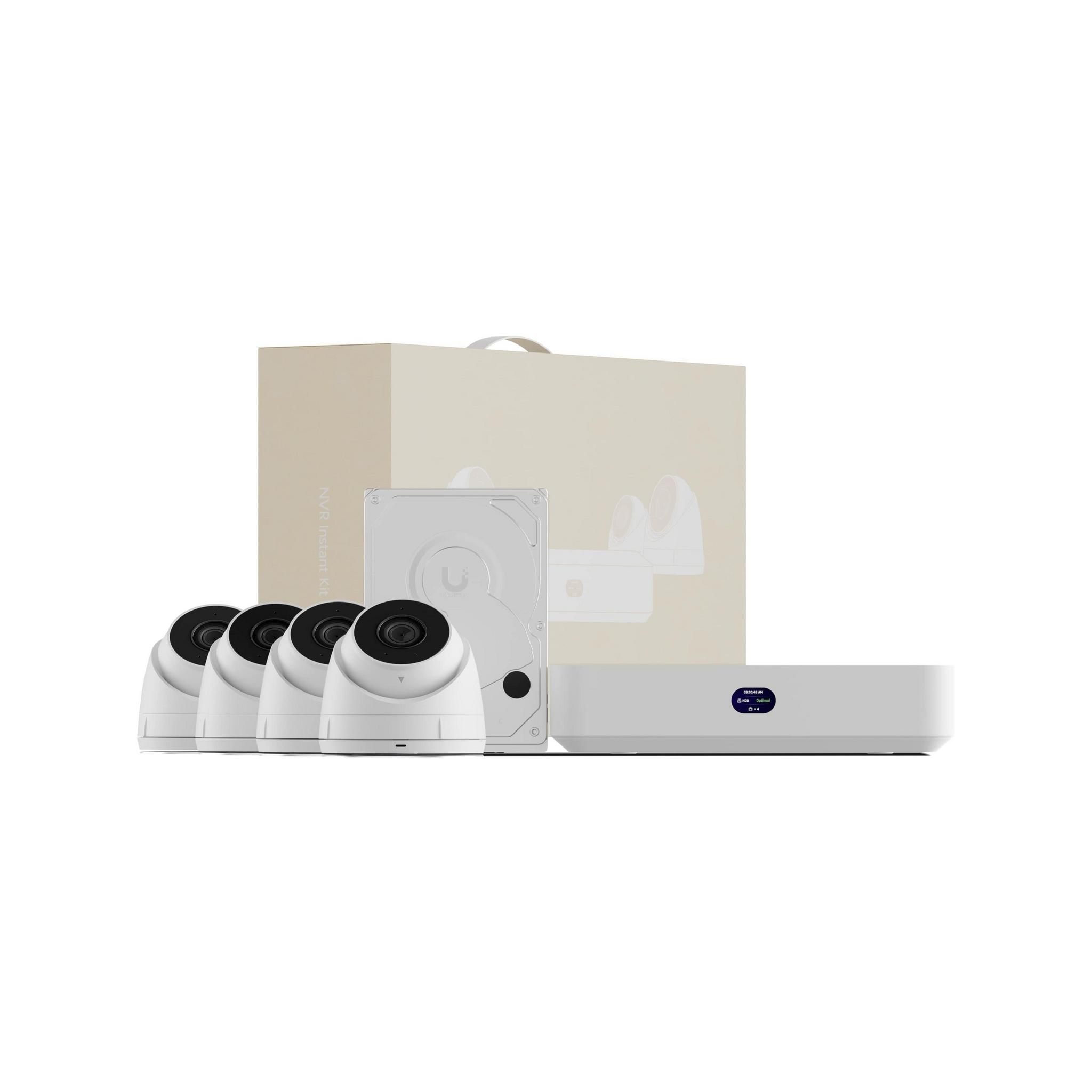 Ubiquiti UniFi Protect NVR Instant Kit 1NVR 4G5 Turret Ultra Cam 1TB HDD