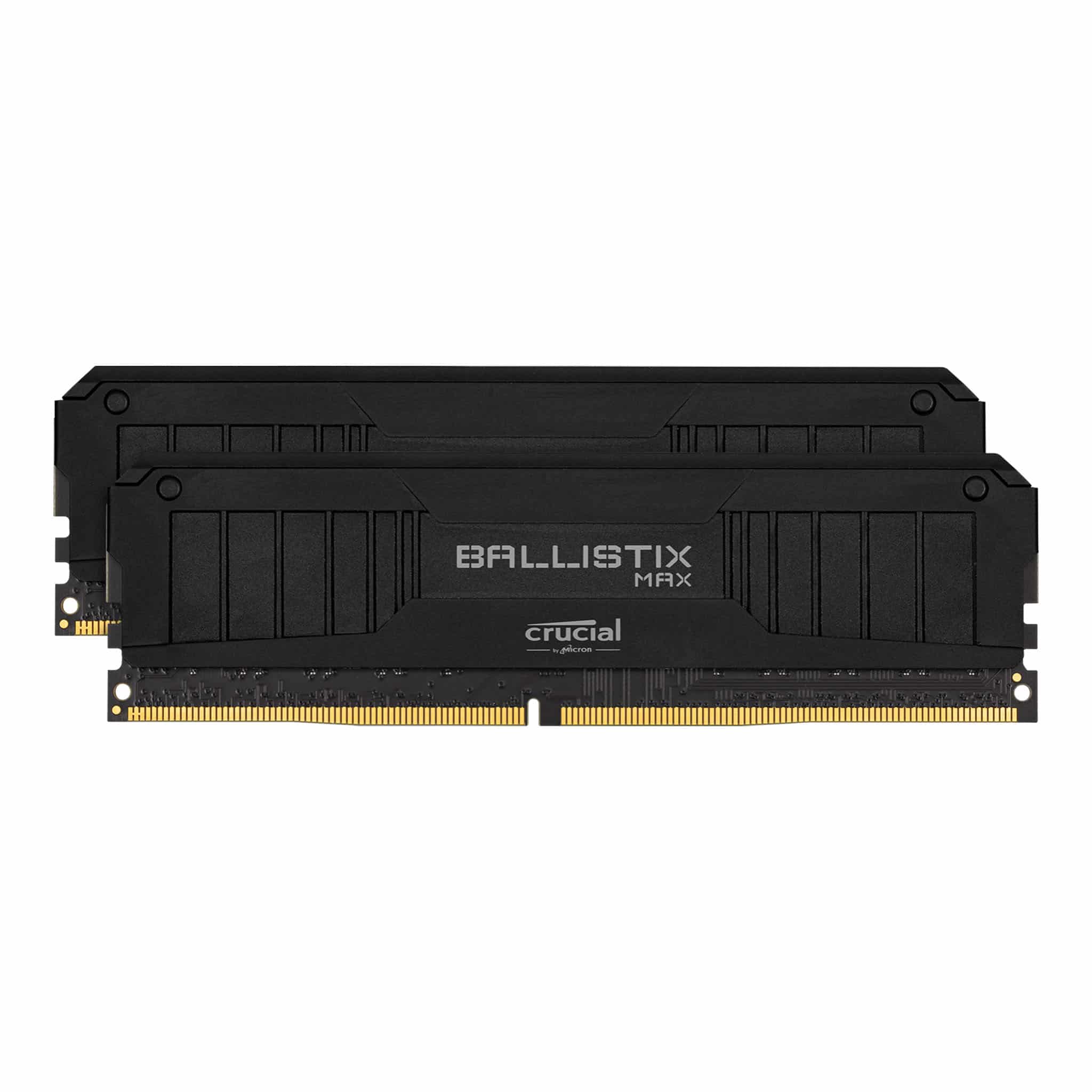 Crucial Ballistix MAX 32GB Kit (2x 16GB) DDR4 4400MHz Black Desktop Gaming Memory BLM2K16G44C19U4B