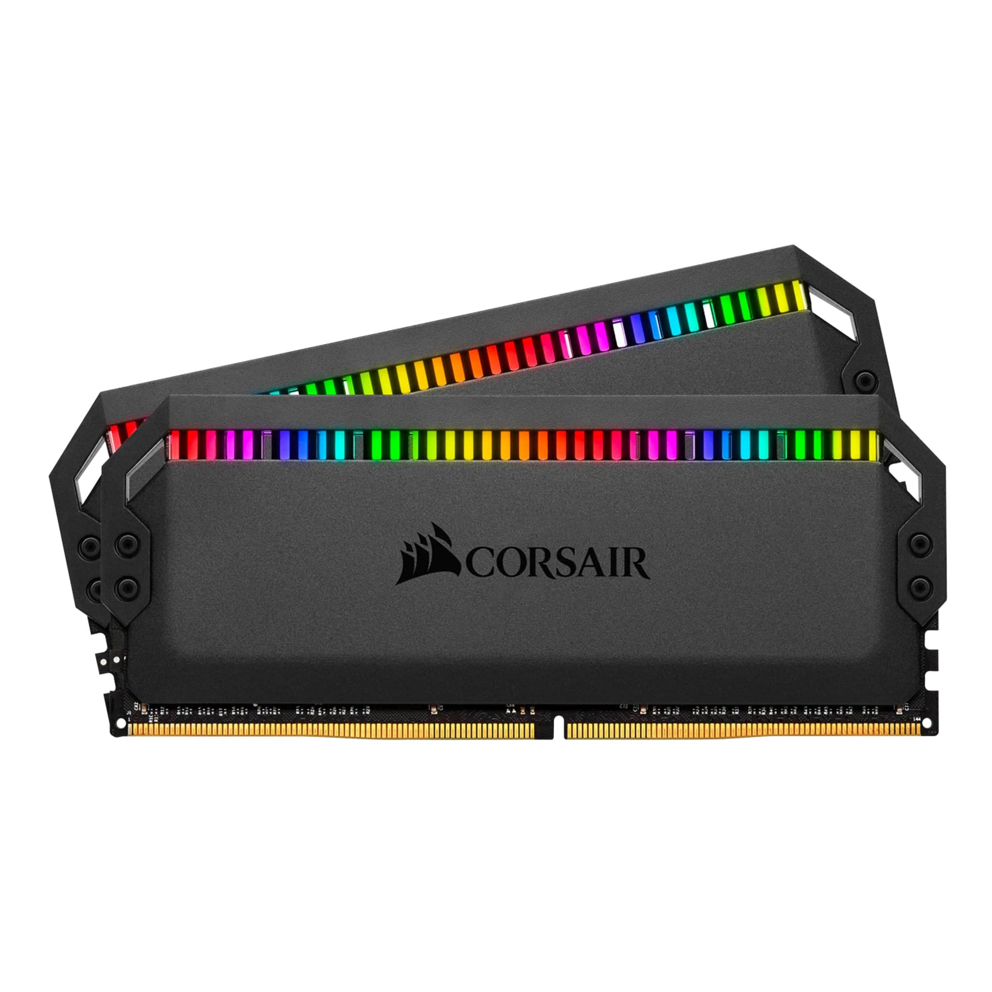 Corsair Dominator Platinum RGB 16GB Kit (2x8GB) DDR4 3200MHz C16 Black Desktop Gaming Memory CMT16GX4M2Z3200C16
