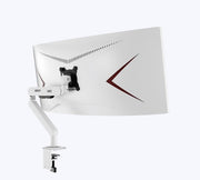 AOC AM406W White Desk-mount Monitor Arm Alloy Structure 17-40" 12KG VESA 100 75MM