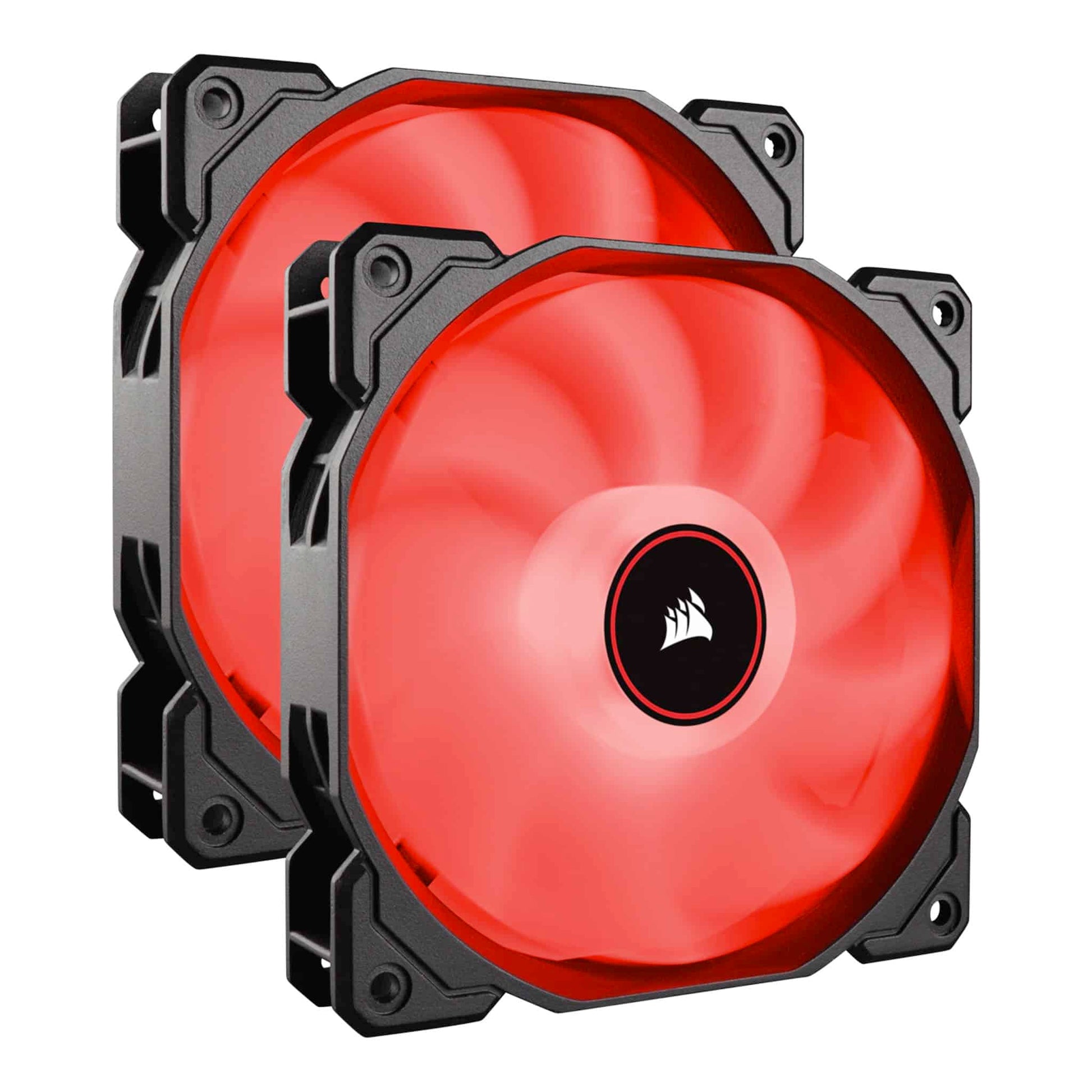 Corsair Air Series AF140 Red LED 140mm Fan – 2 Pack