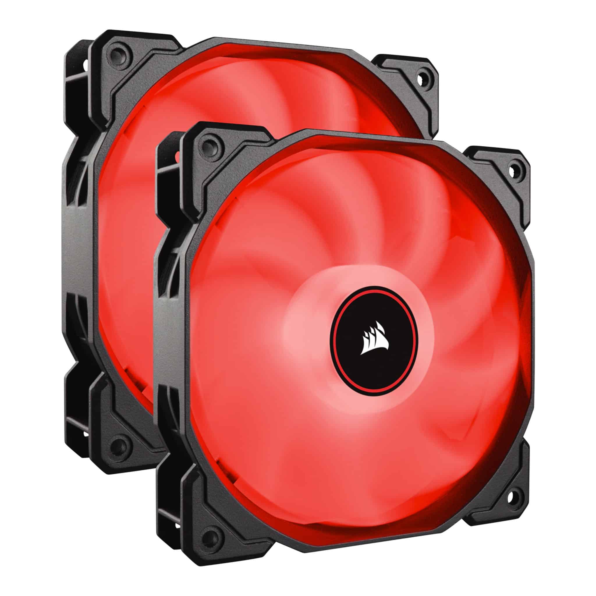 Corsair Air Series AF140 Red LED 140mm Fan – 2 Pack