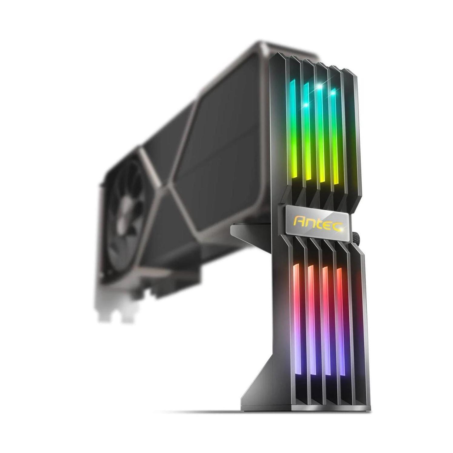 Antec RGB GPU Support Bracket 190mm Addressable RGB 5V 3PIN Black