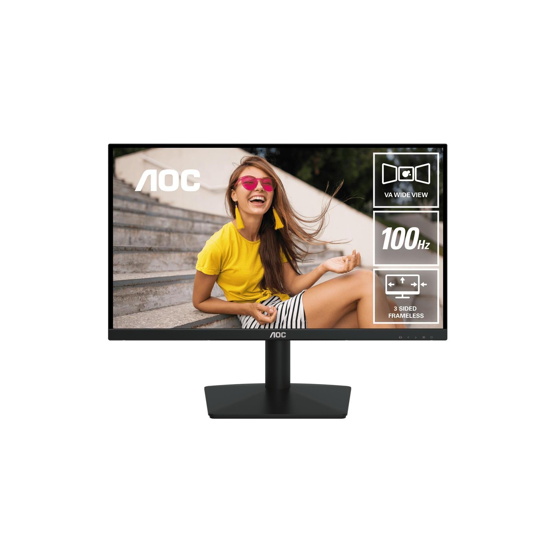 AOC 21.5" FHD 100Hz VGA HDMI AdaptiveSync Frameless Monitor