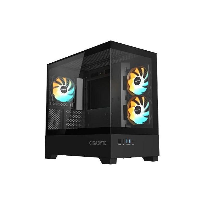 Gigabyte C201 PANORAMIC Mid Tower Black mini-ITX/m-ATX 5 Slots 2xUSB3.0