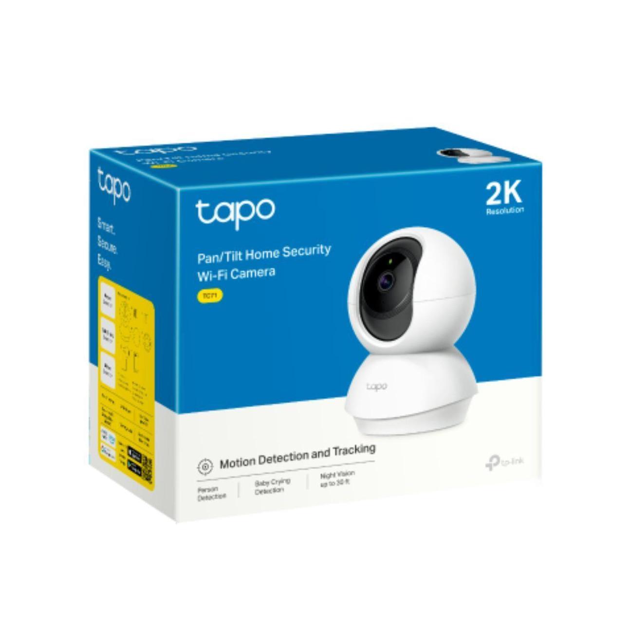TP-Link TC71 Pan/Tilt 2K 3MP Home Security Wi-Fi Camera Two-Way Audio Motion Detect