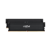 Crucial Pro 32GB Kit (2x 16GB) DDR5 6400MHz CL32 Black Desktop Memory
