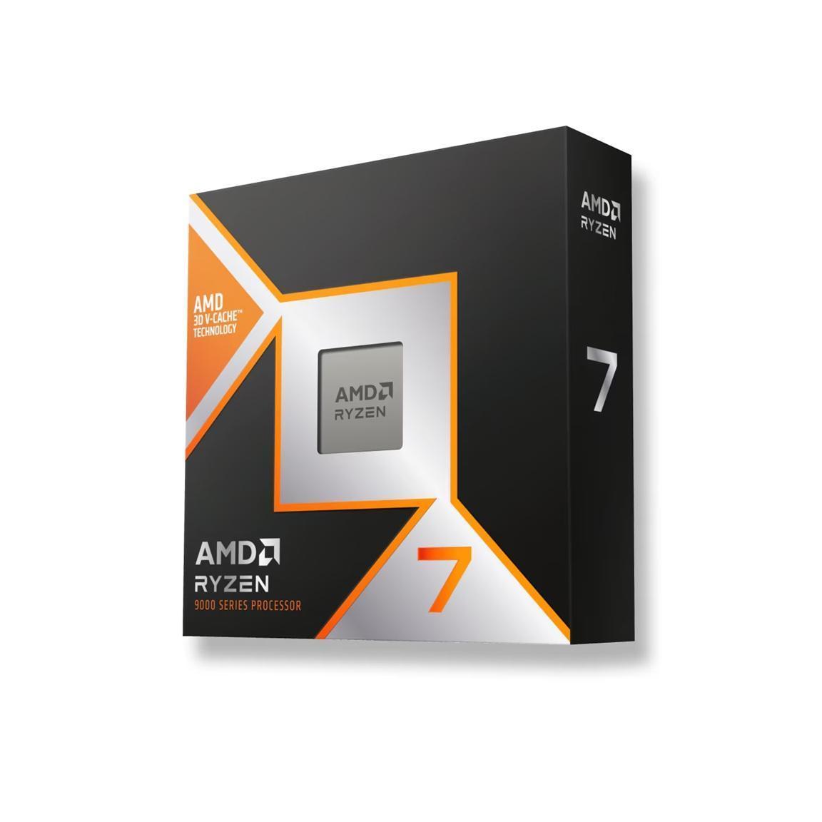 AMD Ryzen 7 9850X3D 8-Core 5.6GHz Boost 96MB L3 Cache AM5 CPU