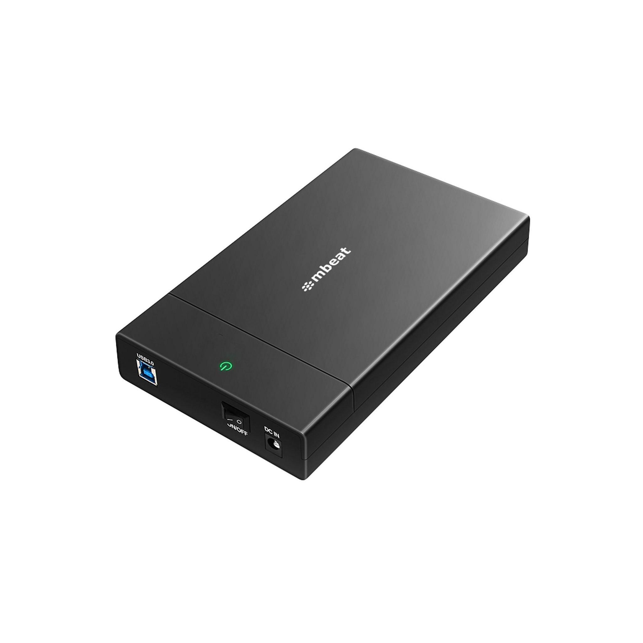 MBEAT C1 USB 3.0 3.5" 2.5" SATA HDD Enclosure Black