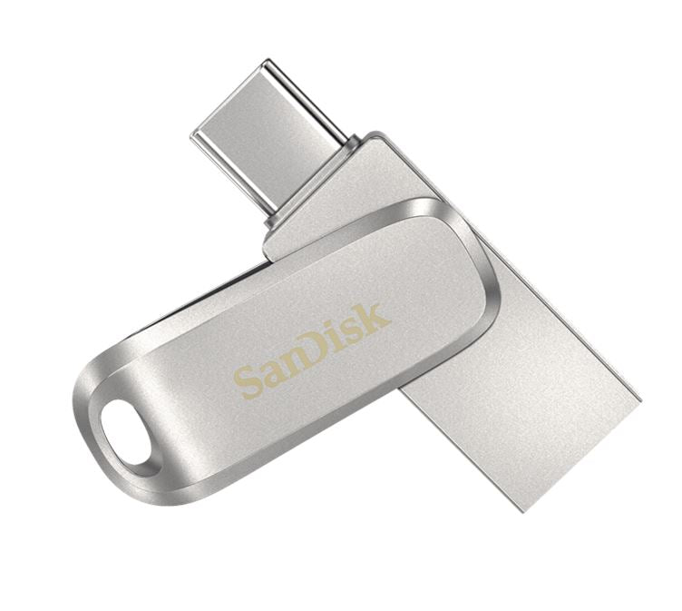 SanDisk 32GB Ultra Dual Drive Luxe USB-C USB-A 150MB/s Flash Drive