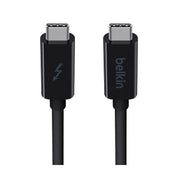 Belkin Thunderbolt 3 USB-C to USB-C Cable 1M Black 60W PD 20Gbps 4K