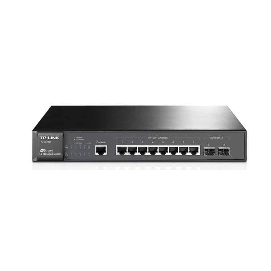 TP-Link SG3210 JetStream 8-Port Gigabit L2 Managed Switch 2 SFP Slots