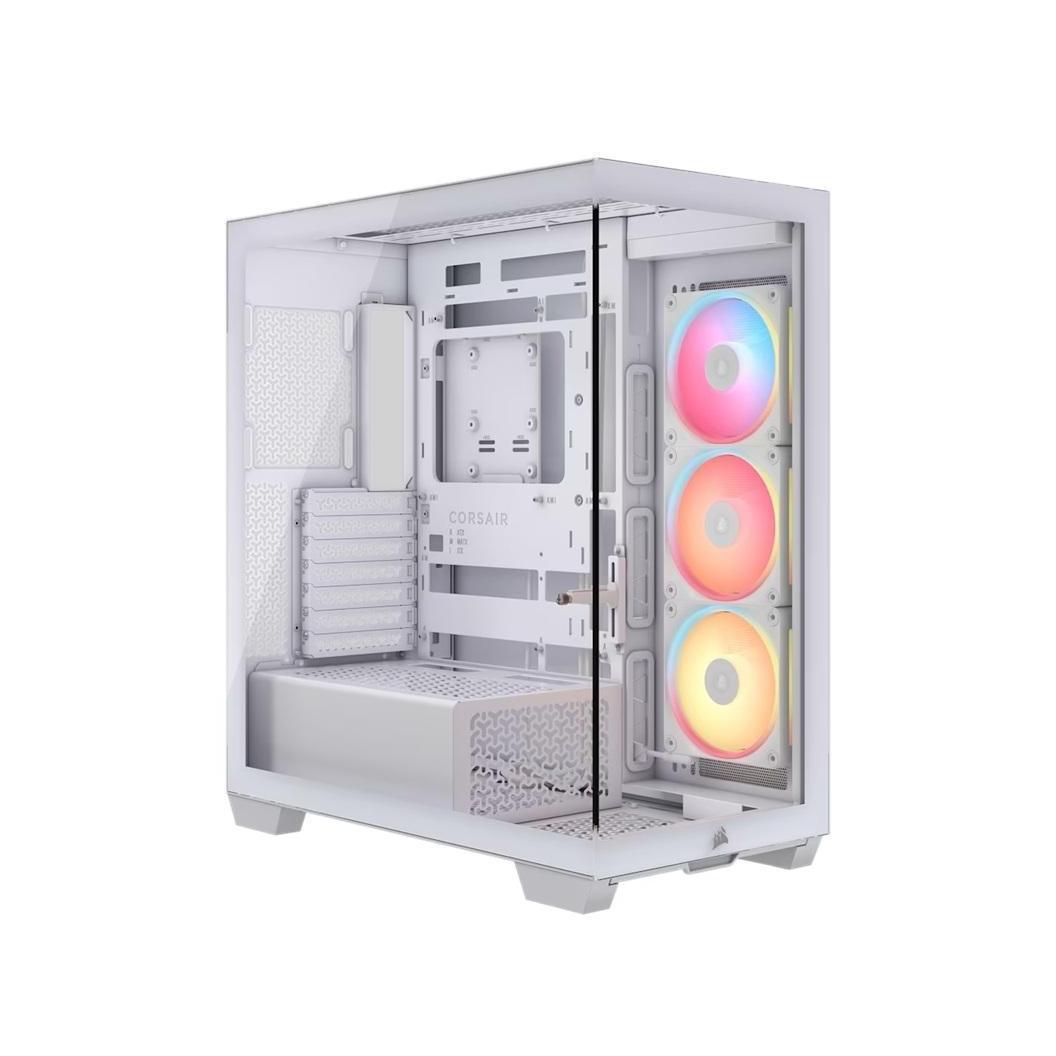 Corsair 3500X LX-R RGB E-ATX White Mid-Tower Case 360MM Rad USB-C