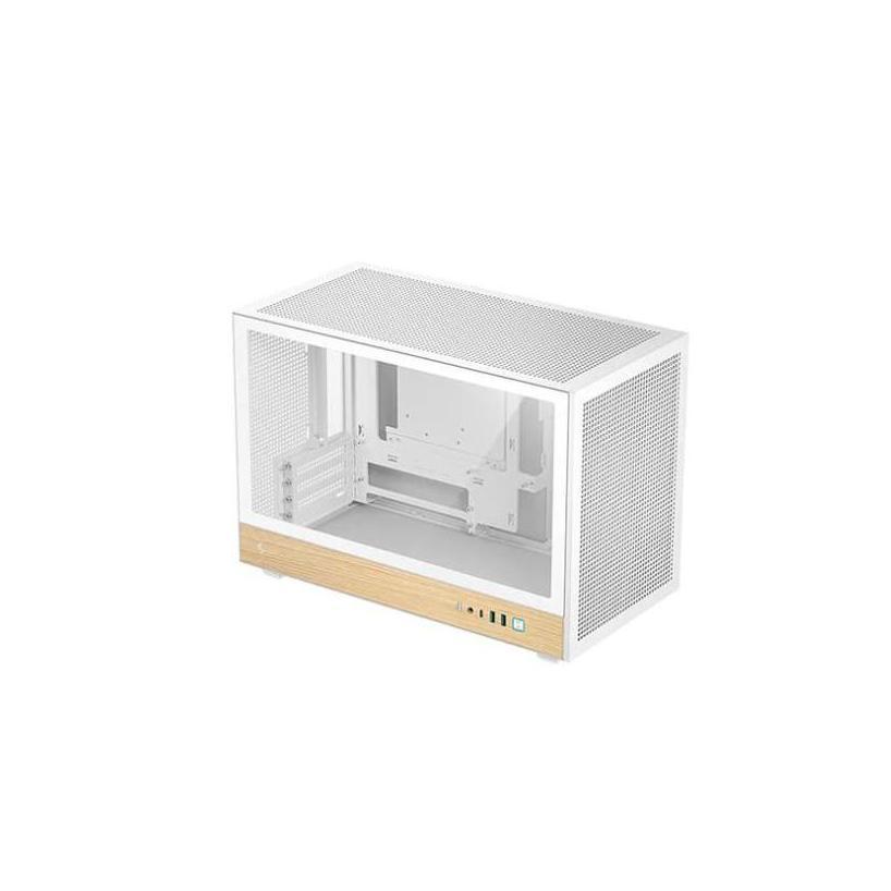 DEEPCOOL CH260 Wood White High Airflow Micro-ATX Case USB3.0x2 Type-Cx1 AudioMic