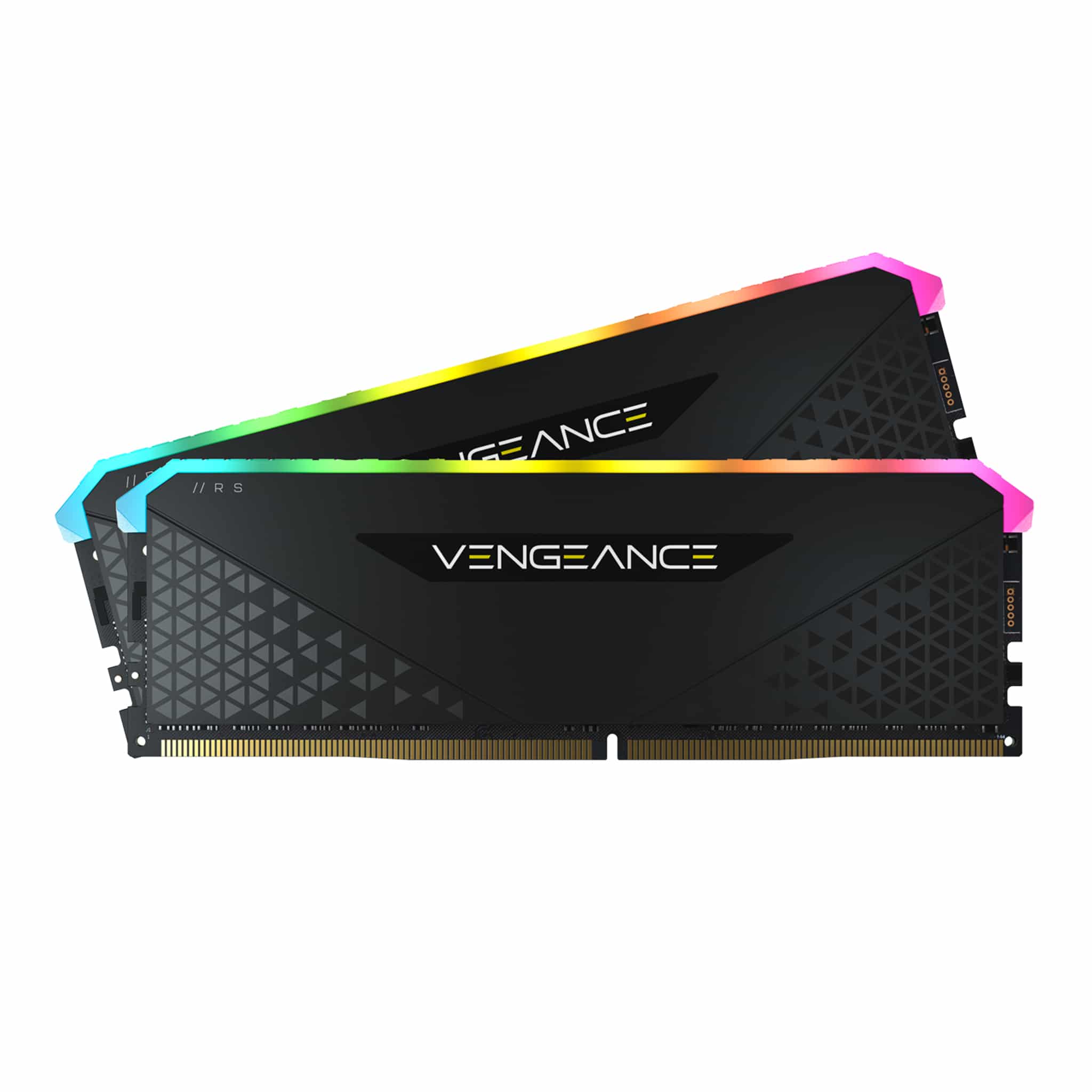 Corsair Vengeance RGB RS 64GB Kit (2x32GB) DDR4 3600MHz C18 Black Desktop Gaming Memory CMG64GX4M2D3600C18