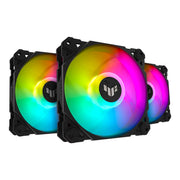 ASUS TUF Gaming TF120 ARGB 120mm Black PWM Fan – 3 Pack