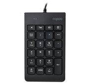 Rapoo K10 Wired Numeric Number Pad Keyboard Spill Resistant Laser Carved Keys