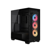 Corsair 3500X RS-R ARGB Mid-Tower PC Case - Black ARGB ATX/E-ATX Tempered Gla...