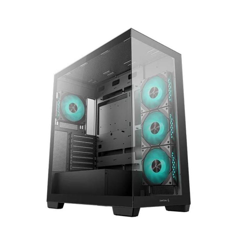 DeepCool CG580 4F Panoramic ATX Mid-Tower Case 4 x Pre-Installed Fans USB3.0