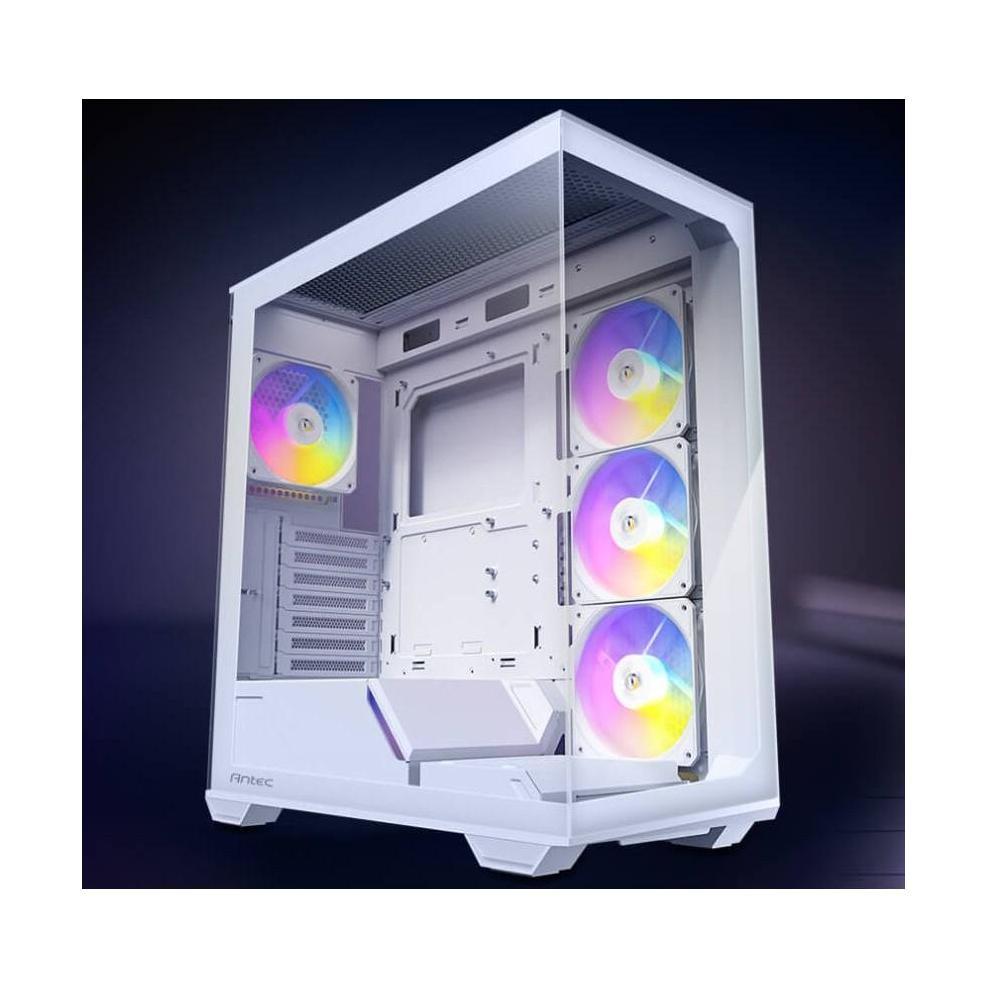 Antec C3 ARGB White ATX 270 Degrees View 4x ARGB PWM Fans USB-C Case