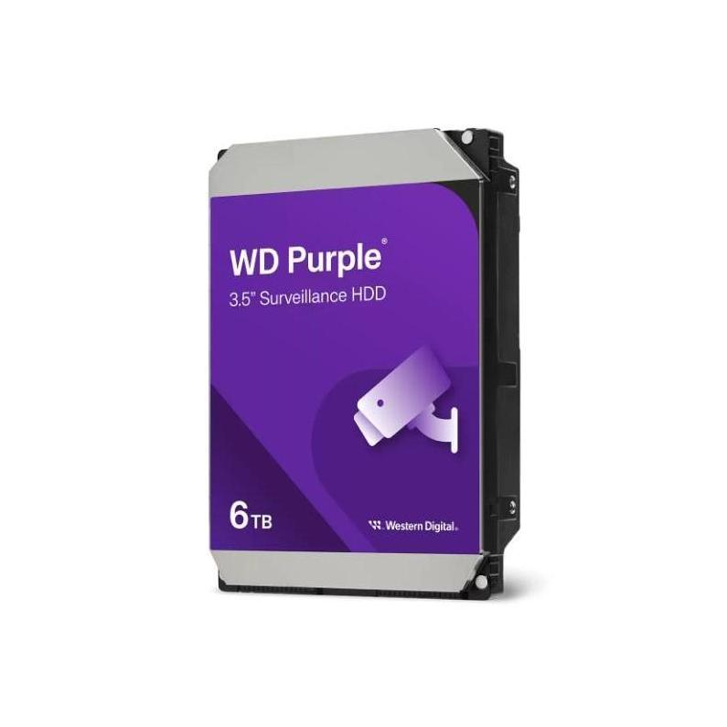 Western Digital WD Purple 6TB 3.5" Surveillance HDD 5400RPM 64MB Cache SATA3