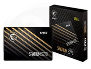 MSI SPATIUM S270 480GB SATA III 3D NAND SSD 500/450MB/s 250TBW