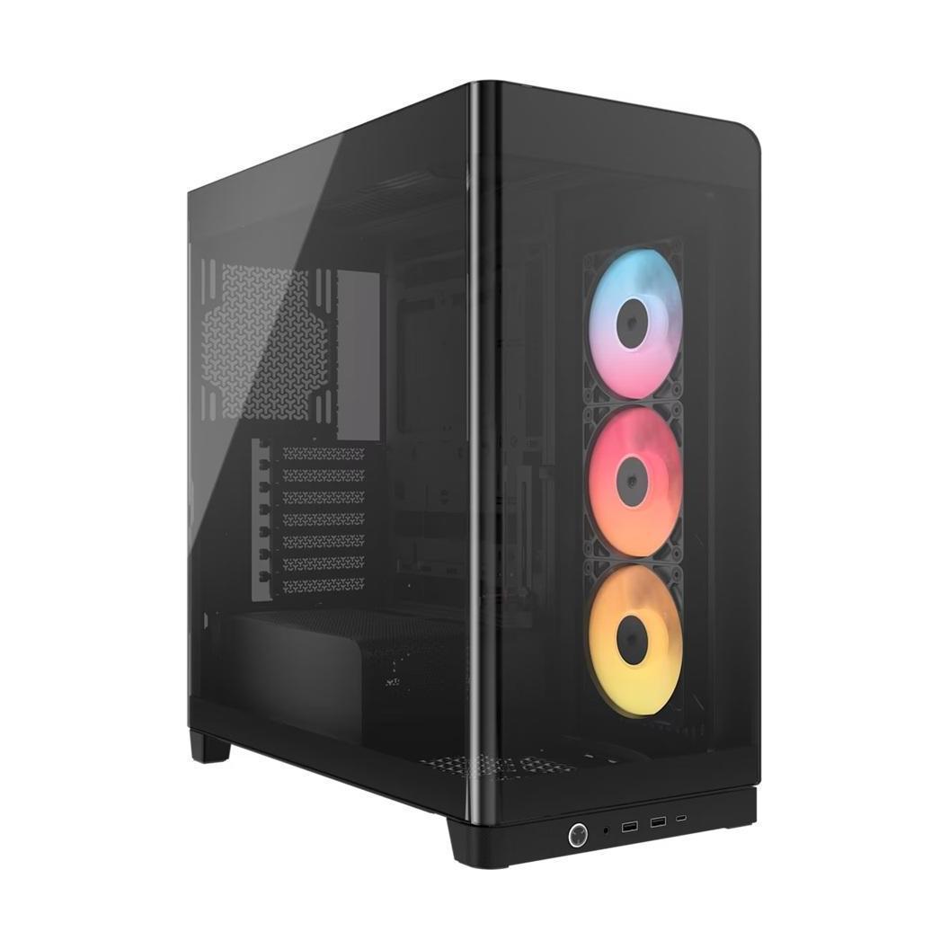 Corsair FRAME 4500X RS-R ARGB Panoramic Glass Mid-Tower PC Case - Black 478x4...