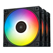 DEEPCOOL FC120 3-Pack 4-Pin PWM Hydro Bearing 12V 120mm ARGB Fan