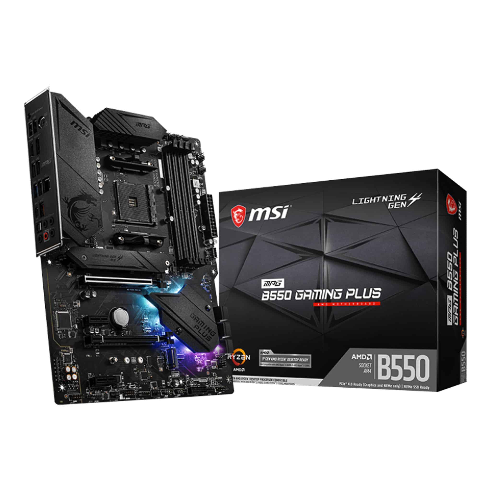MSI MPG B550 Gaming Plus DDR4 AM4 ATX Motherboard
