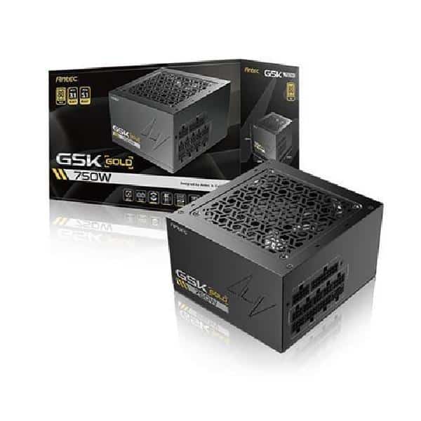 Antec GSK750 V2 750W ATX 3.1 Gold Fully Modular PCIe 5.1 Power Supply