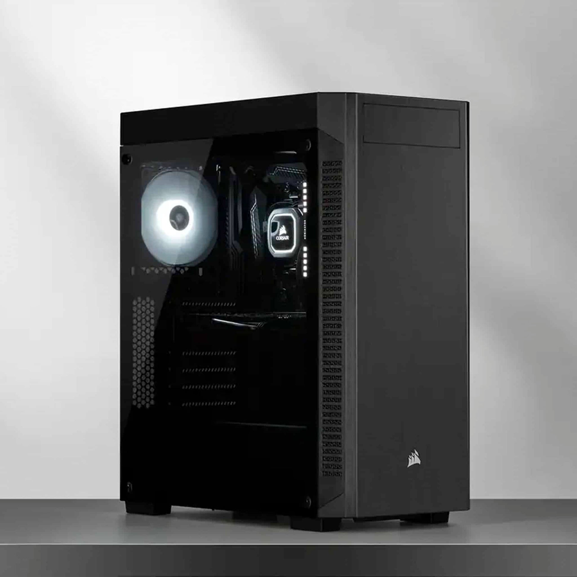 Corsair 110R Black Tempered Glass Mid-Tower Quiet ATX Case