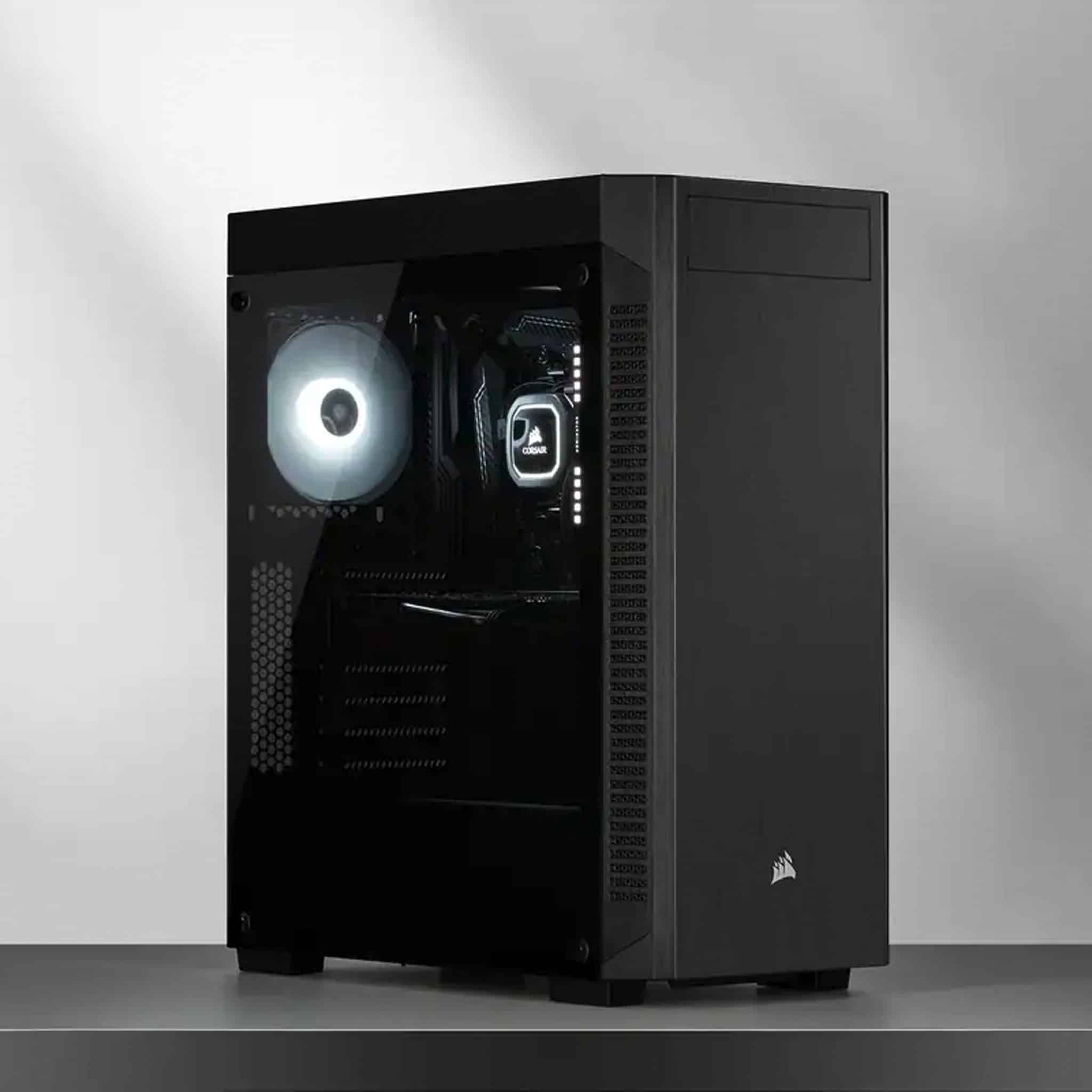 Corsair 110R Black Tempered Glass Mid-Tower Quiet ATX Case