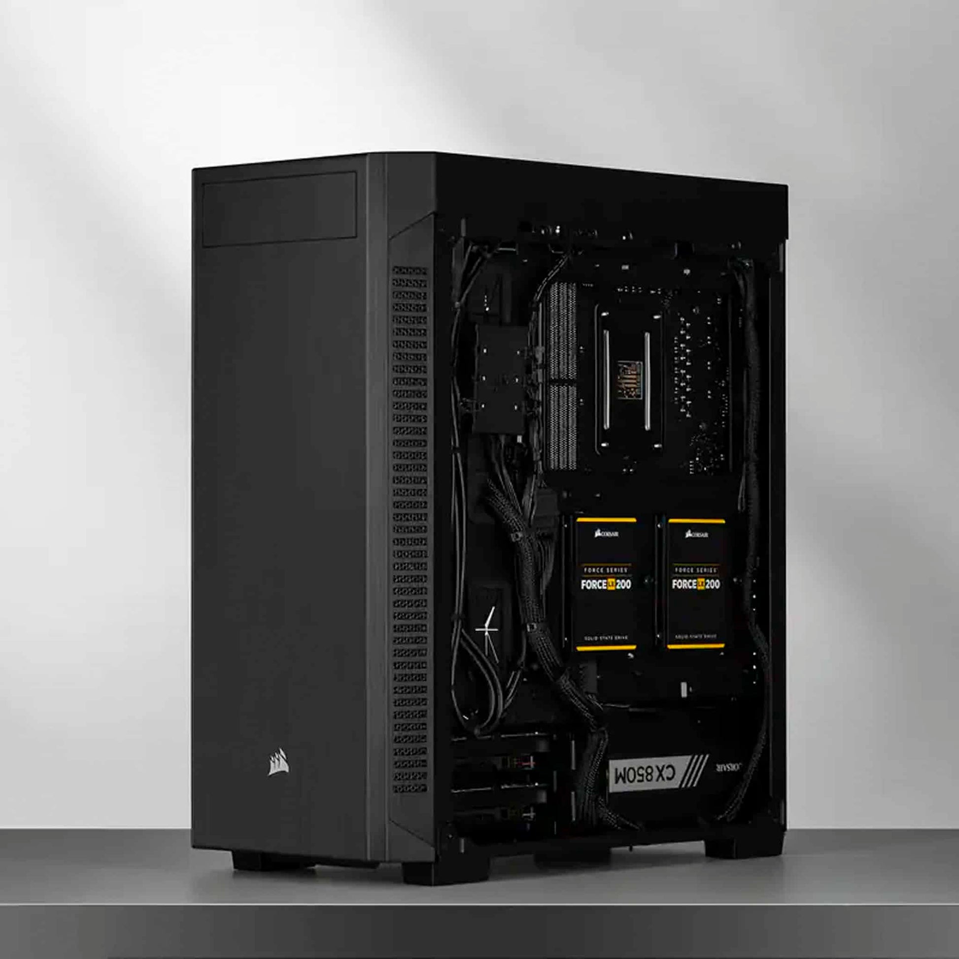 Corsair 110R Black Tempered Glass Mid-Tower Quiet ATX Case