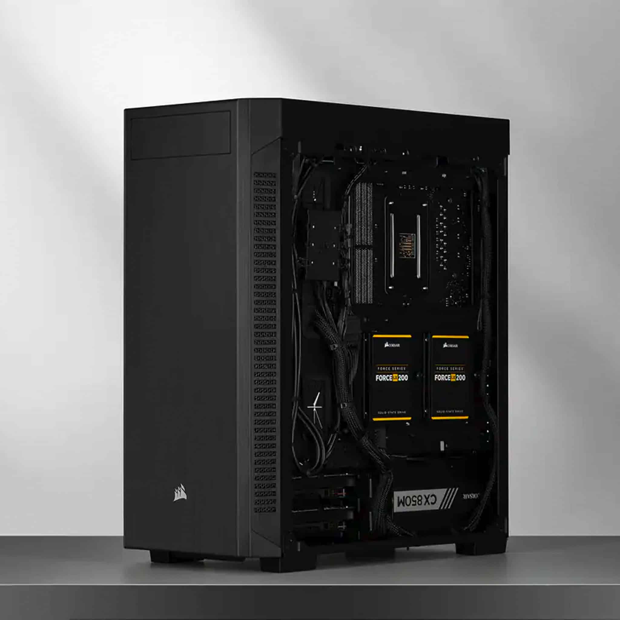 Corsair 110R Black Tempered Glass Mid-Tower Quiet ATX Case