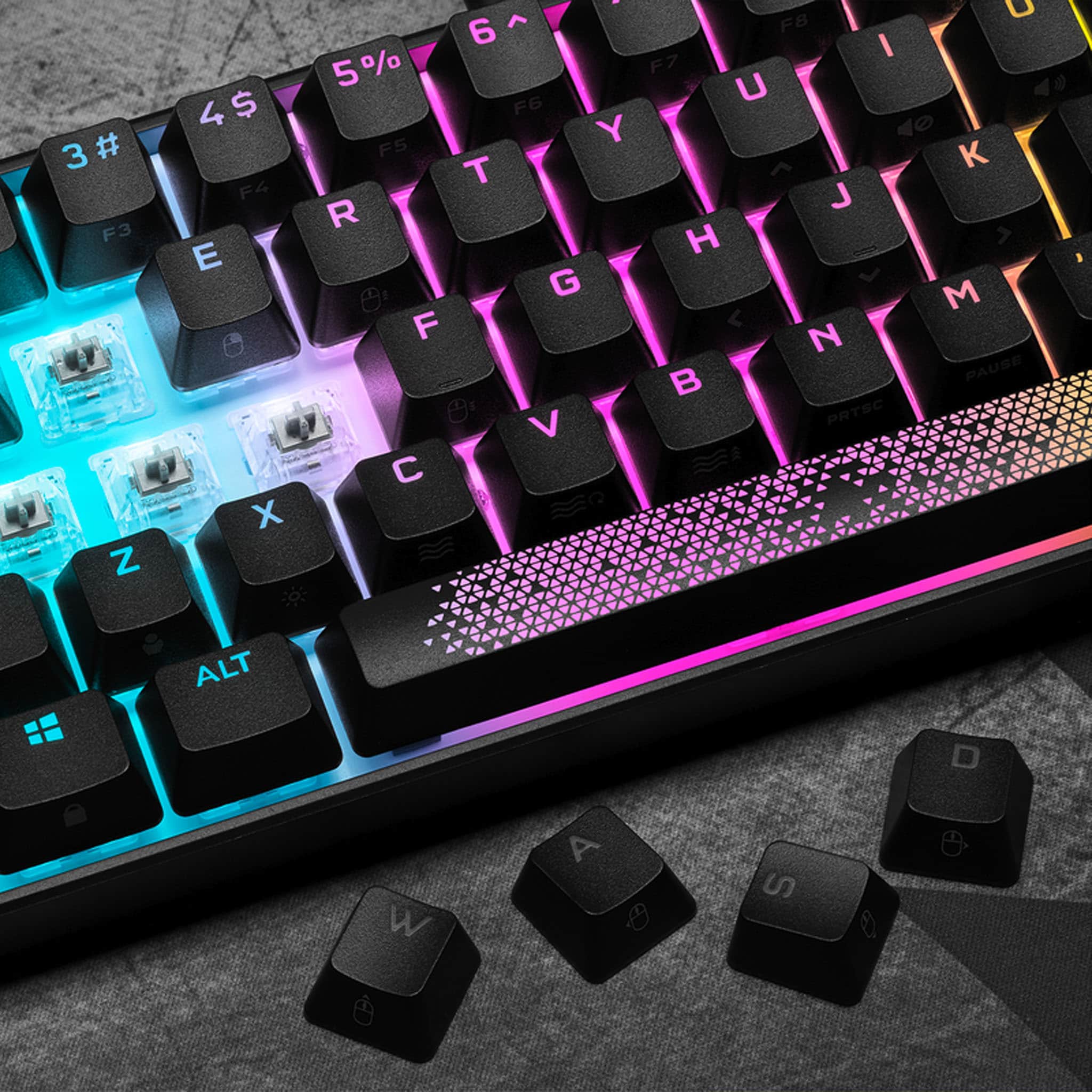 Corsair K65 RGB Mini Black Mechanical Gaming Keyboard