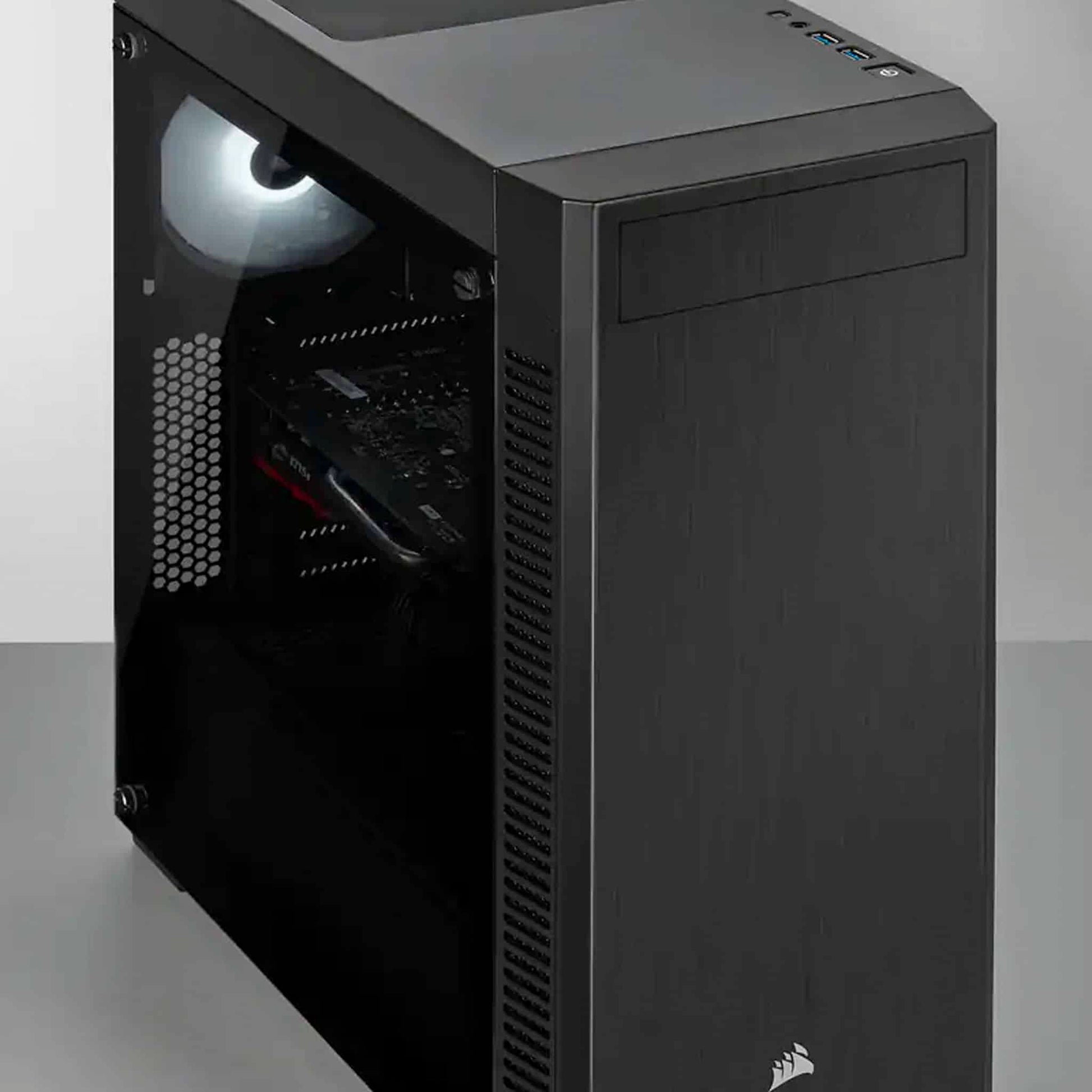 Corsair 110R Black Tempered Glass Mid-Tower Quiet ATX Case