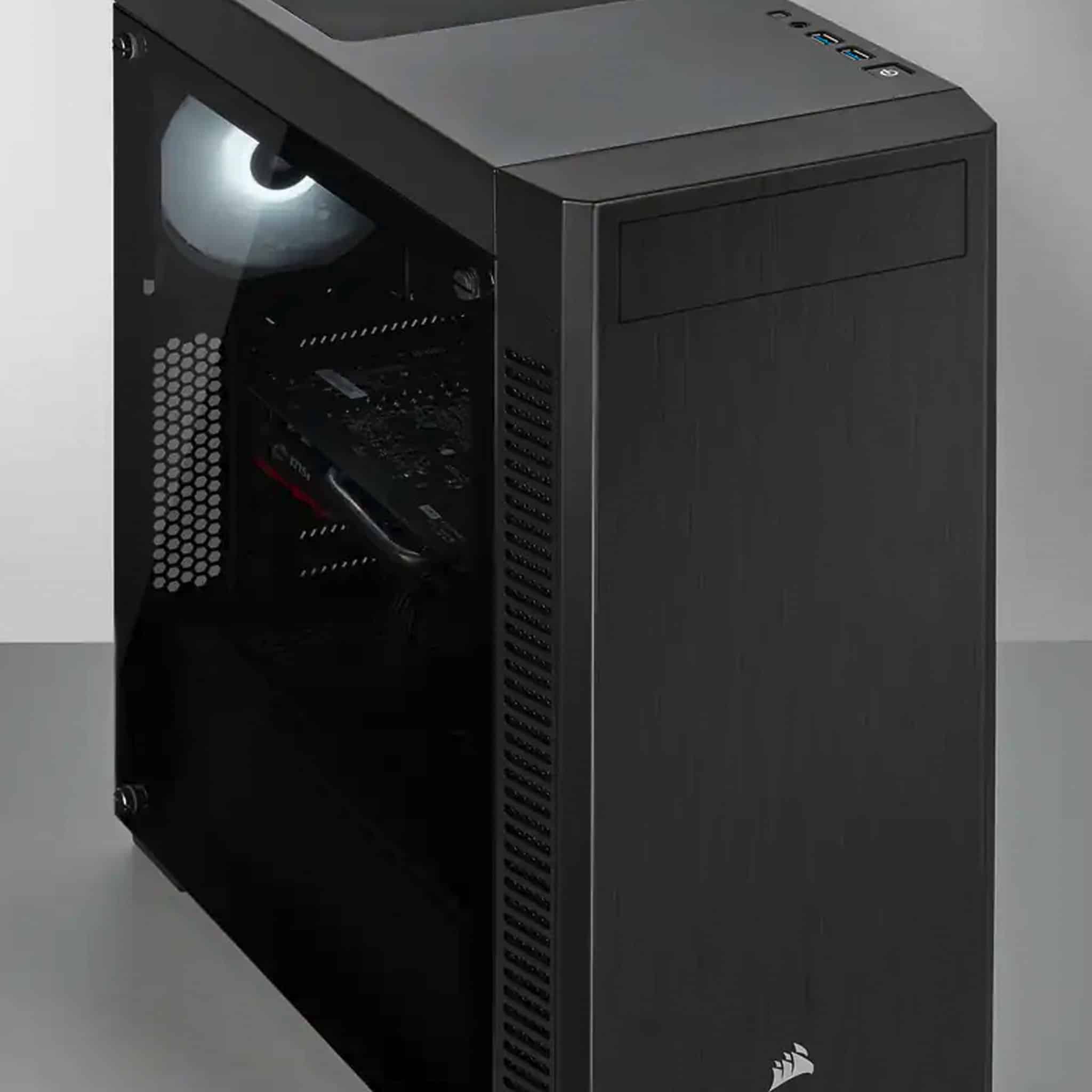 Corsair 110R Black Tempered Glass Mid-Tower Quiet ATX Case