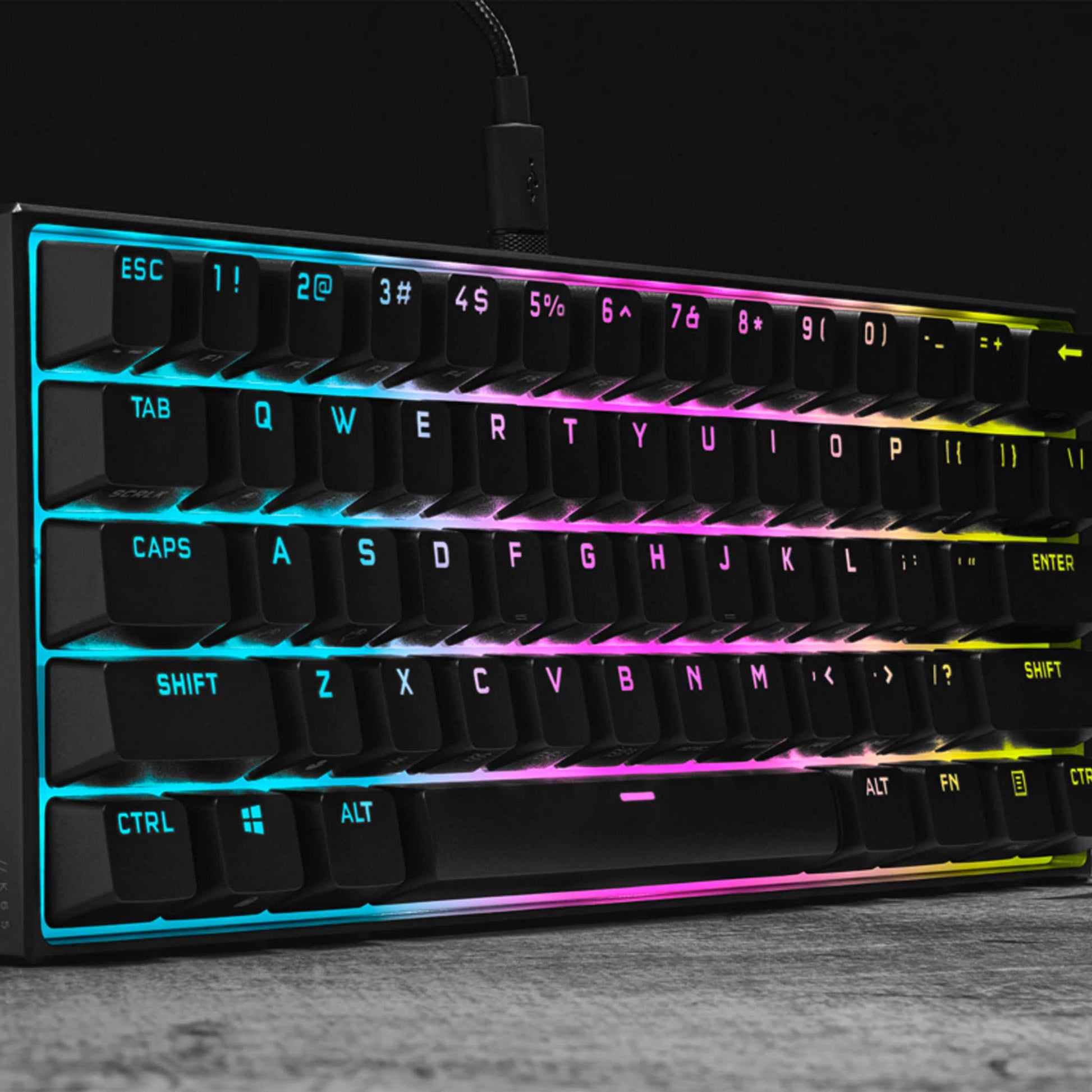 Corsair K65 RGB Mini Black Mechanical Gaming Keyboard